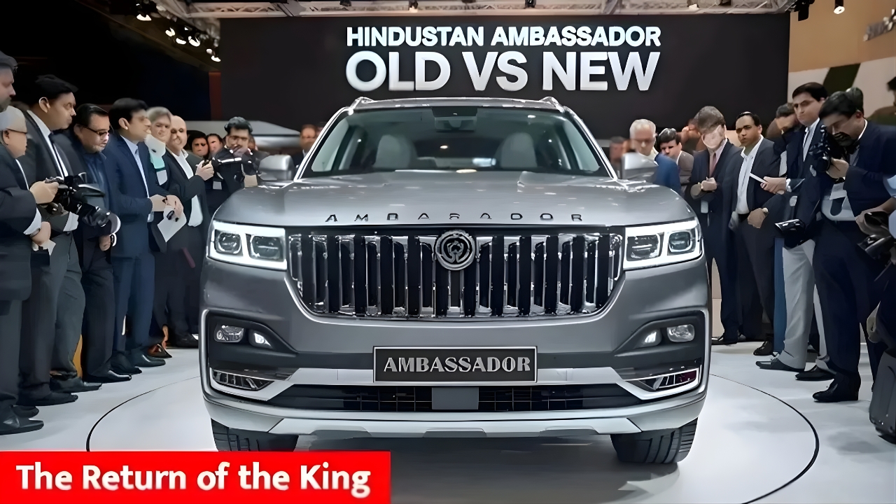 Hindustan Ambassador 2026 Launched: Classic Design Meets Modern Technology